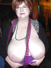 Boobs Granny big ass wife shows big boobs
