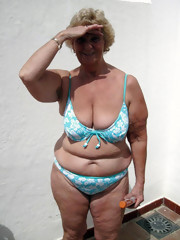 Grandmother big tits wife nude photo